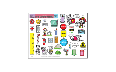 200A: Fire Safety Today! Sticker Sheet
